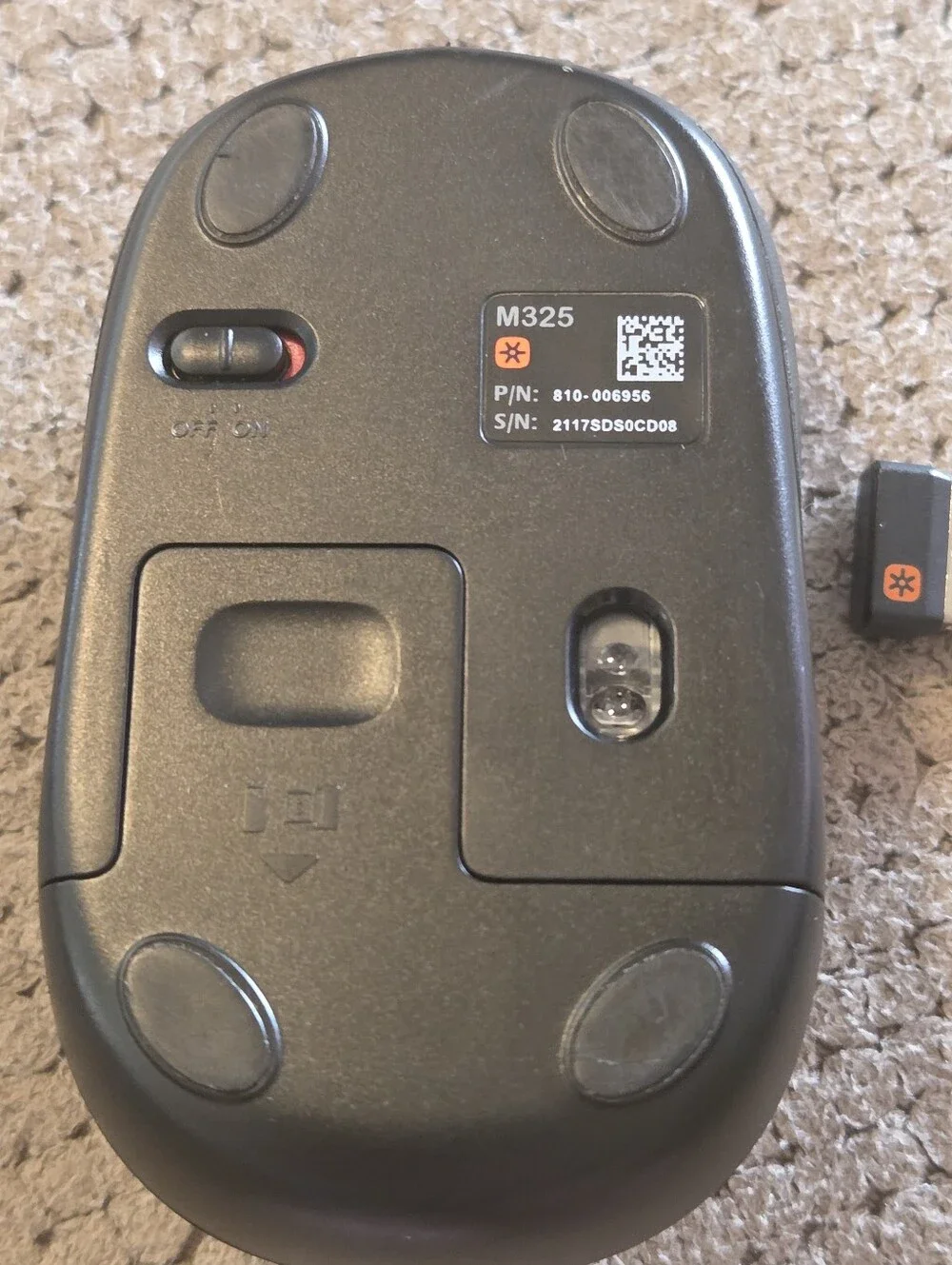 Logitech M325 Wireless Mouse for Web Scrolling PC / MAC / Laptop with doggle USB